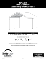 ShelterLogic 1 m Guía de instalación