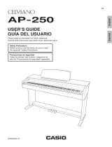 Casio AP-250 Manual de usuario