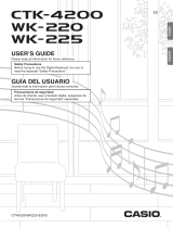 Casio WK-220 Manual de usuario
