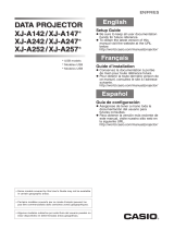 Casio XJ-A252 Guía de configuración