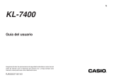 Casio KL-7400 Manual de usuario