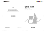 Casio CTK710 Manual de usuario