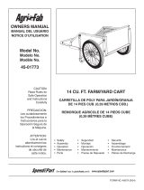 Agri-Fab 14 cu. ft. Farm/Yard Cart 45-01773 El manual del propietario