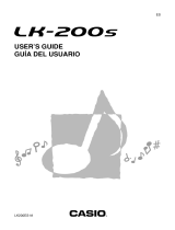 Casio LK-200S Manual de usuario