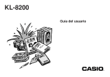 Casio KL-8200 Manual de usuario