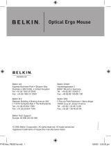 Belkin SOURIS OPTIQUE ERGO #F8E857EA Manual de usuario