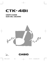Casio CTK481 Manual de usuario