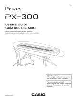Casio PX-300 Manual de usuario