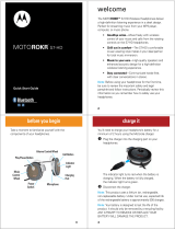 Motorola MOTOROKR S7-HD Guía de inicio rápido
