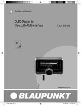 Blaupunkt OLED-DISPLAY BT/USB-INTERFACE El manual del propietario