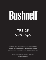 Bushnell TRS-25 Red Dot (731303/731309/AR731306) Manual de usuario