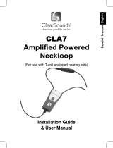 ClearSounds NECKLOOP CLA7 Manual de usuario