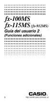 Casio fx-115MS Funciones adicionales