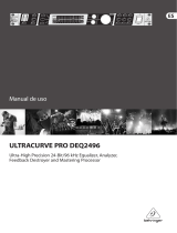 Behringer Ultracurve Pro DEQ2496 Manual de usuario