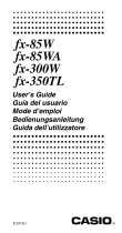 Casio fx-85W El manual del propietario