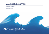 Cambridge Audio Azur 540A Manual de usuario