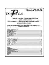Audiovox APS-35-CL Guía de instalación