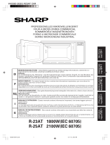 Sharp R-23AT/25AT El manual del propietario