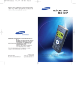 Samsung SGH-N707 Manual de usuario