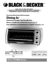 Black & Decker Dining-In CTO9000 Series Manual de usuario