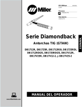 Miller Electric DIAMONDBACK TIG TORCHES MODELS 17 AND 17V El manual del propietario