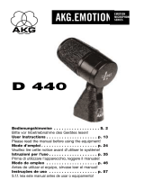 AKG D 440 El manual del propietario