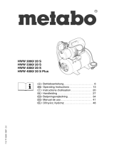 Metabo HWW 4000/20 S Instrucciones de operación
