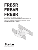 Boston Acoustics FRB8R Manual de usuario
