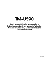 Seiko TM-U590 Manual de usuario