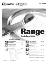 Maytag MGR4452BDB - 4.5 GAS RANGES El manual del propietario