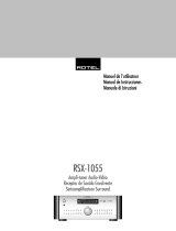 Rotel RSX-1055 El manual del propietario