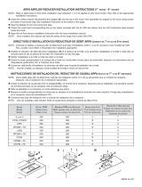 Venmar Air flow reducer for CC32I and CPM1 Guía de instalación