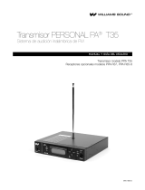 Williams Sound PERSONAL PA T35 Manual de usuario