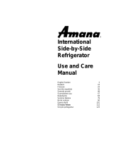 Amana SRD522TW Kühl-gefrierkombination El manual del propietario