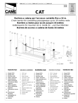 CAME CAT-X Manual de usuario