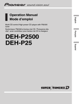 Pioneer deh-p2500 Manual de usuario