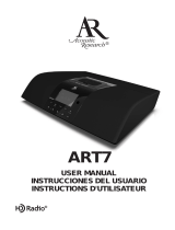 Acoustic Research ART7 Manual de usuario