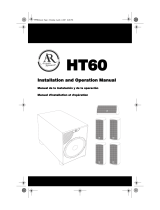 Acoustic Research HT60 Manual de usuario