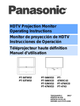 Panasonic PT 47WX53 Manual de usuario