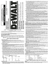 DeWalt D25730 Manual de usuario