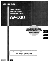 Aiwa AV-D25 Manual de usuario