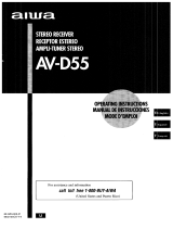 Aiwa AV-D55 Manual de usuario