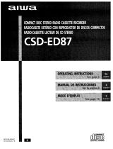 Aiwa CSD-ED87 Manual de usuario