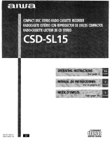 Aiwa CSD-SL15 Manual de usuario