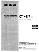 Aiwa CT-X417 Manual de usuario