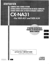 Aiwa NSX-A34 Manual de usuario