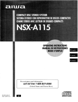 Aiwa NSX-A115 Manual de usuario