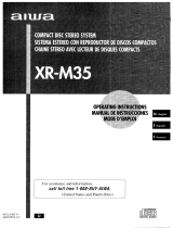 Aiwa XR-M35 Manual de usuario