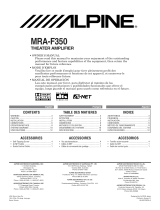 Alpine MRA-F350 Manual de usuario