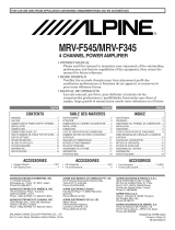 Alpine MRV-F345 Manual de usuario